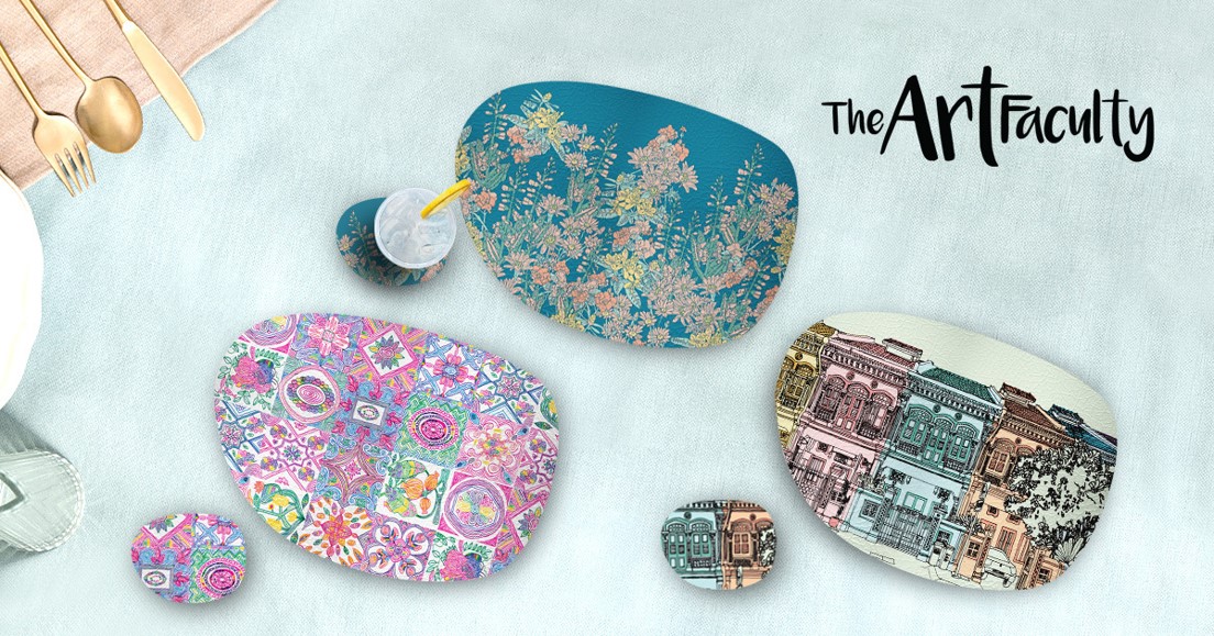The Art Faculty Dining Mat and Coaster Set